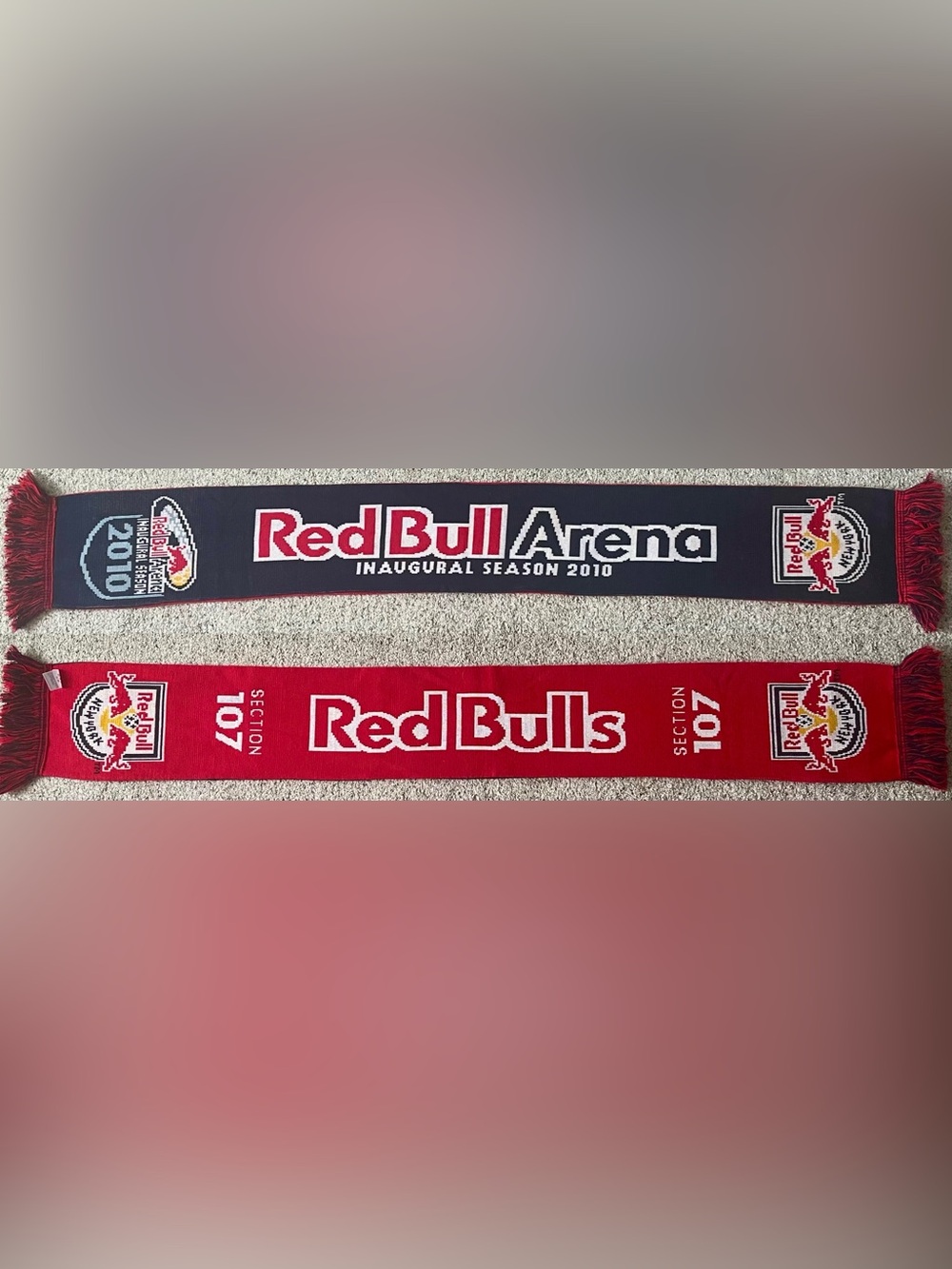 New York Redbulls Inaugural Season Redbull Arena 2018 Soccer Scarf